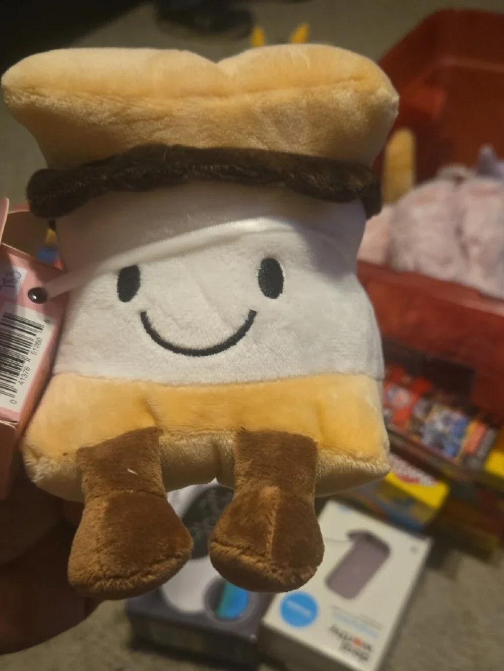 I Love You S'more Plush Party Favor - Pink Heart Packaging